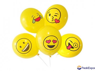 Custom Emoji Latex Balloon
