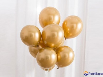10 inch Chrome Rose Gold Balloons