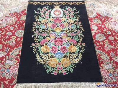 persian splendor handmade silk art wall hanging tapestry prayer rug