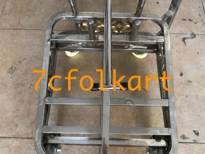 Reinforced drum cart with gong handle