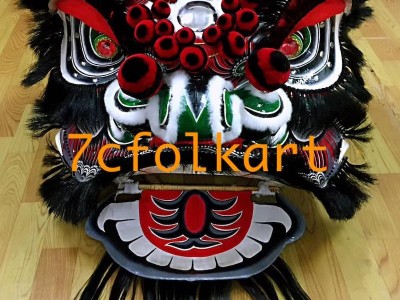 Futsan style traditional lion heads with bristle of good quality