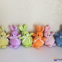 8CM STUFFED RABBIT BIG BELLY