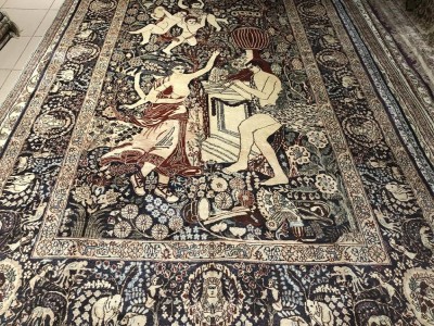 Wholesale art tapestries wall carpets, silk handmade carpets