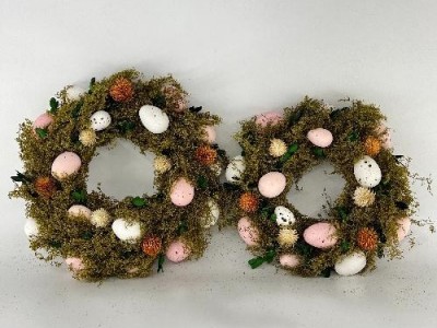 Shenyang ForStar Wholesale Handmade Craft Home Decoration Door Easter Egg Wreath