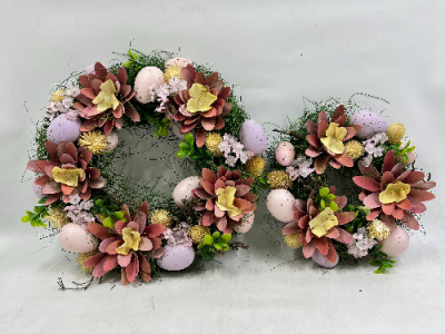 Shenyang for Star Factory Suppliers Spring Easter Decoration Wooden Curly Wreath