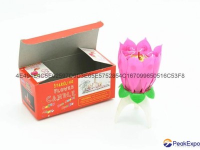 Lotus candle
