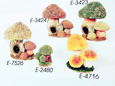 Decoration ornament mushrooms