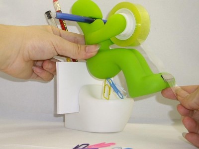 Factory production creative toilet tape seat, tape dispenser