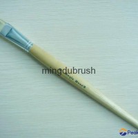 Bleached Chungking Bristle flat artist paint Brush (579)