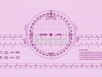 KCNP-1 Navigation Nautical Rotating Azimuth Plotter