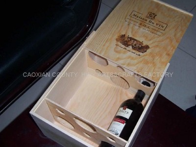 wooden 6 bot box