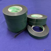 Green PE film-black double-sided foam glue