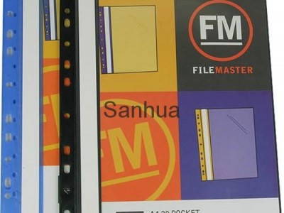 11 holes binding display book office clear book