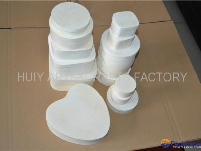 Round shape square shape wooden box for cupcake,cheese,bread or candy