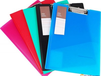 Office Supply Stationery Supply PP A4 Board File with Clip