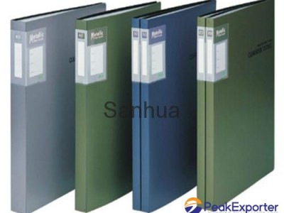 Metallic clear book