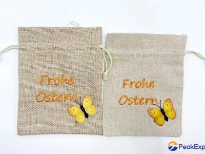 15x20cm bags with butterfly for storage for easter day