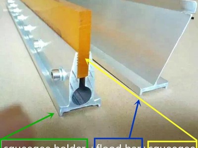 squeegee clamp kit AL extruded profile fabricated