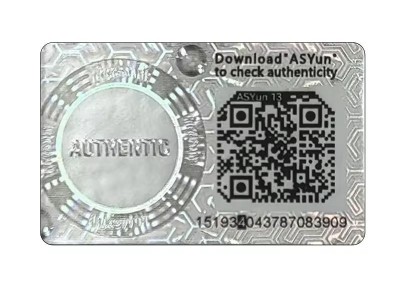 Custom Printing One Time Use Laser Holographic Label