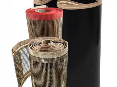 ptfe mesh teflonE in fiberglass ptfe conveyor belts for tunnel dryer machine
