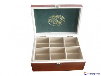 Hot Compartments Wooden Tea Box