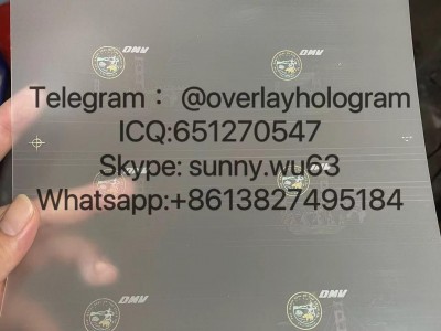 CA Ovi Laminate Sheet CA id Hologram