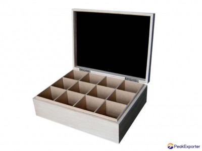 Customized Wooden Chest Natural Wood Tea Box
