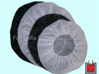 Non-woven cap for wheel rim anti-dust
