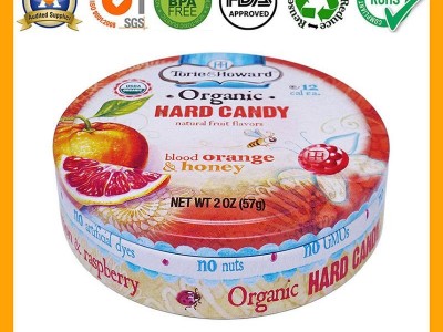 Christmas Hard Candy Tin Can BR1553 Wholesaler