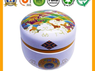 Personalized Round Tea Tin Canister BR1204 Supplier