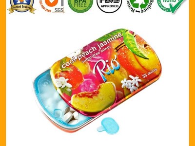 Personalized RIO Sliding Mint Candy Tin Box BR1556 Manufacturer