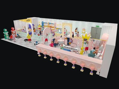 Children's display rack Children's clothing display cabinet Display rack