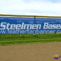 Custom fence mesh banner