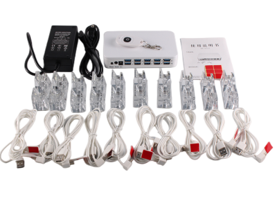 4-10 port  smartphone retail alarms security remote control display  system
