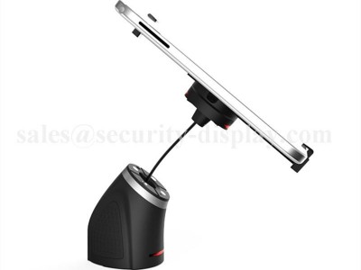 Power and Alarm Security Display Stand for Tablet PC with Clamp