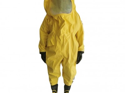 Gas tight chemical protective suit