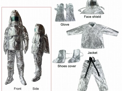 fire fighting fireman aluminized suit