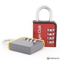 Combination Lock 4 Digit Outdoor Waterproof Padlock for School Gym Locker, Sport