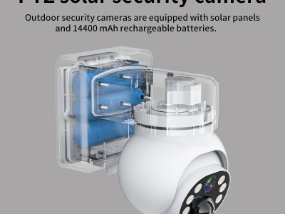 New Mini 1080P WiFi Solar Panel PTZ Camera 2MP 4MP Camera Outdoor Wireless Secur