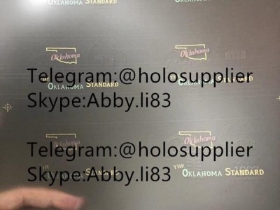 Oklahoma semi laminate sheet OK OVI sheet hologram