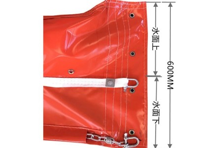WGV600 solid float type PVC oil boom