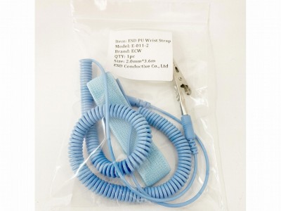E-11-2 3.6M PU White Yarn Wrist Strap
