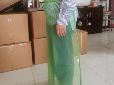 Garden protective green apron Lawn Mowing protective gauze apron