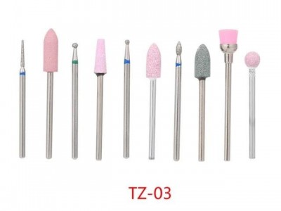Diamond nail drill bits set nail tools