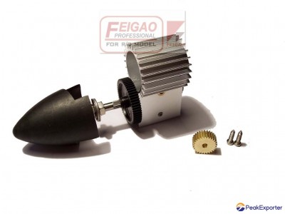 130 gearbox with heatsink