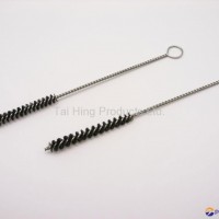 Stainless Steel Cleaning Rod Gun Barrel Brush / Toy Hand gun Barrel Brush