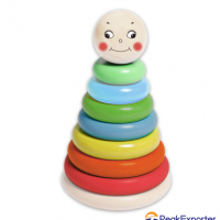 Big stacking block tower wooden toys for baby and kids