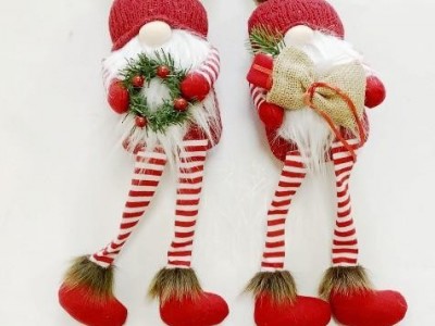 40cm Christmas reindeers couple plush and soft for decoration or promotional