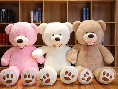 Big Human Size Teddy Bear With Footprints Stuffed Animal Life Size Teddy Bear Pl