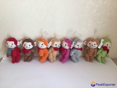 11cm stuffed monkey hanging